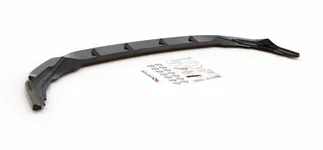 Maxton Design Front Splitter For VW MK8 Golf R - Textured Black (V4)